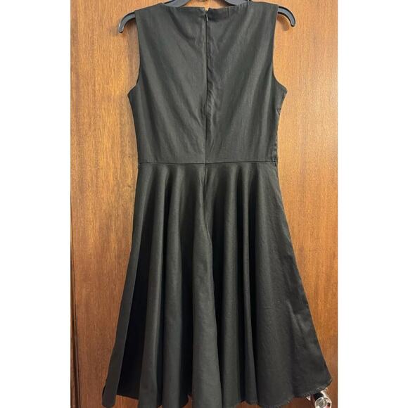 Rockabilly Dress Womens Medium Black Swing Dress 50s Pinup Style Grace Karin - Picture 5 of 6